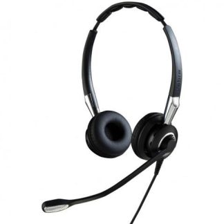 JABRA AUDIFONOS BIZ 2400 II QD DUO NC ALAMBRICO QD NEGRO-PLATA