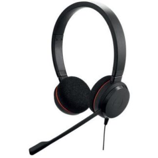 JABRA AUDIFONOS CON MICROFONO EVOLVE 20 UC STEREO ALAMBRICO USB NEGRO
