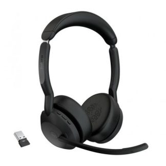 JABRA AURICULARES EVOLVE2 55 MS STEREO INALAMBRICO BLUETOOTH USB A-C NEGRO