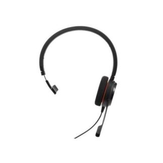 JABRA MONOAURAL CON MICROFONO EVOLVE 20 UC ALAMBRICO USB NEGRO