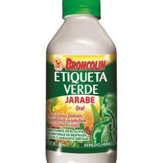 JARABE ETIQUETA VERDE 250 ML BRONCOLIN