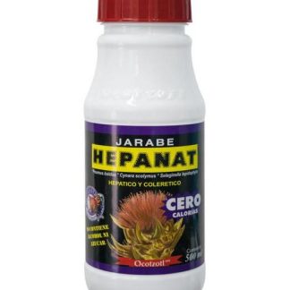 JARABE HEPANAT CERO CALORIAS 500ML HEPATICO Y COLERETICO OCOTZOTL