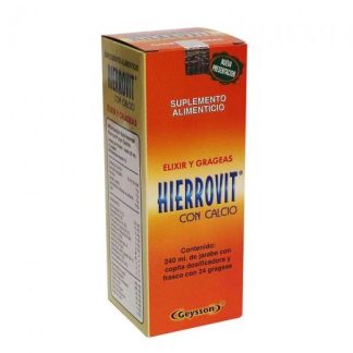 JARABE HIERRO VIT CON CALCIO 240ML. ELIXIR Y GRAGEAS GEYSSON