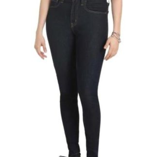 JEANS DAMA SKYNNY CINTURA ALTA SKYNNY CINTURA ALTA DESLABADOS AZUL LEVIS STRAUSS