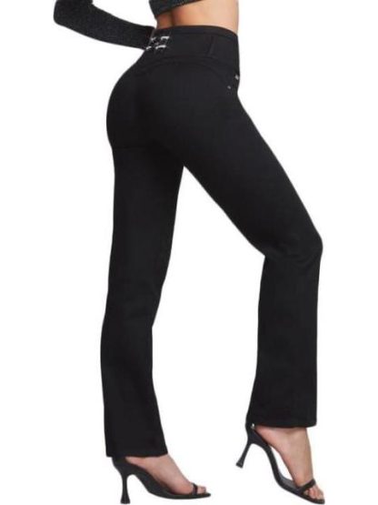 JEANS RECTOS CINTURA ALTA NEGRO SEVEN JEANS - Image 3