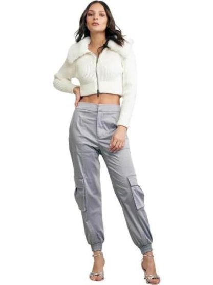 JOGGER CINTURA ALTA GRIS HOLLY LAND