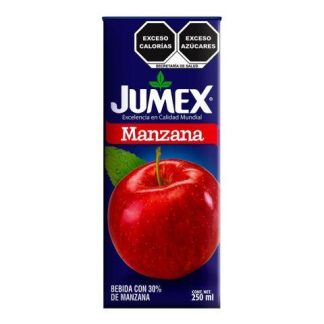 JUMEX MINI MANZANA EXHIBIDOR 10 PZ DE 25 ML