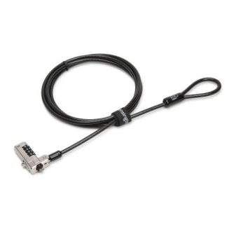 KENSINGTON CANDADO DE COMBINACION PARA LAPTOPS K68008WW 1.8 METROS NEGRO
