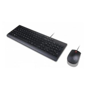 KIT DE TECLADO Y MOUSE LENOVO ESSENTIAL ALAMBRICO USB NEGRO (ESPANOL)