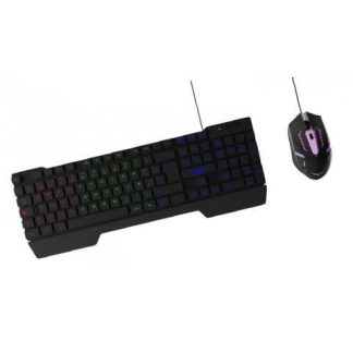 KIT DE TECLADO Y MOUSE NACEB FALLEN ALAMBRICO USB NEGRO (ESPANOL)
