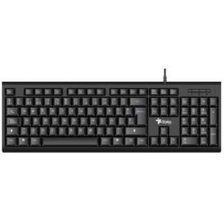 KIT DE TECLADO Y MOUSE STYLOS STPKTM4B ALAMBRICO USB NEGRO (ESPANOL)