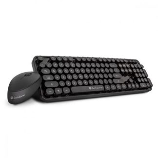 KIT DE TECLADO Y MOUSE TECHZONE TZ19COMB01-INA INALAMBRICO USB NEGRO