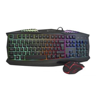 KIT GAMER DE TECLADO Y MOUSE NACEB NA-617 ALAMBRICO USB NEGRO (ESPANOL)