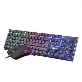 KIT GAMER DE TECLADO Y MOUSE XZEAL XST-201 ALAMBRICO USB NEGRO (ESPANOL)