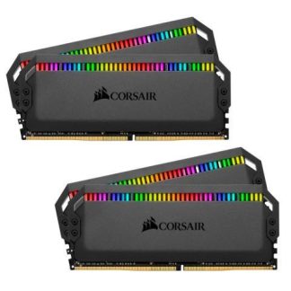 KIT MEMORIA RAM CORSAIR DOMINATOR PLATINUM RGB DDR4 4000MHZ 32GB (4 X 8GB) CL19 XMP