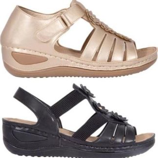 KIT SANDALIA CONFORT CON FLORES MULTICOLOR SHOSH