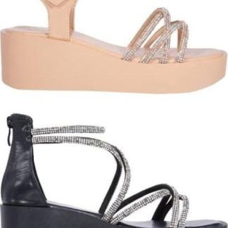 KIT SANDALIA PLANA CON BRILLOS MULTICOLOR VI LINE FASHION