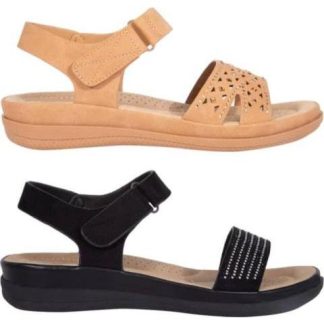 KIT SANDALIA PLANA CONFORT CON PIEDRAS MULTICOLOR SHOSH