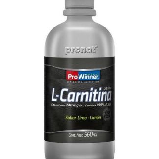 L-CARNITINA LIQ. (240 MG) 560 ML SABOR LIMA-LIMON ETIQUETA NEGRA PRONAT