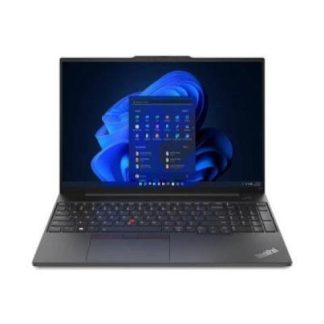 LAPTOP LENOVO THINKPAD E16 GEN 1 16 WUXGA AMD RYZEN 5 7530U 2GHZ 24GB 512GB SSD WINDOWS 11 PRO 64-BIT ESPANOL NEGRO