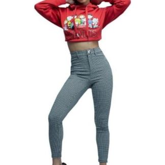 LEGGINGS CUADROS CINTURA REGULAR BICOLOR HOLLY LAND