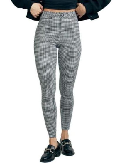 LEGGINGS CINTURA REGULAR BLANCO/NEGRO HOLLY LAND - Image 3