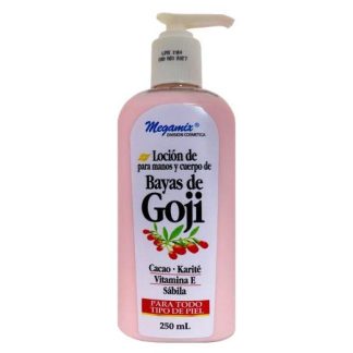 LOCION PARA MANOS Y CUERPO DE BAYAS DE GOJI 250 ML CACAO KARITE V MEGAMIX