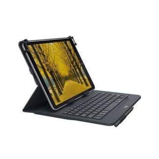 LOGITECH FUNDA CON TECLADO PARA TABLET UNIVERSAL FOLIO 10 BLUETOOTH NEGRO
