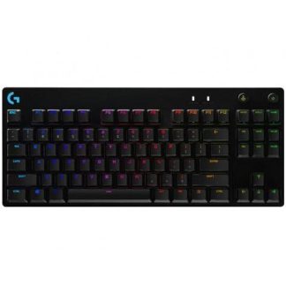 LOGITECH TECLADO GAMER G PRO RGB MECANICO SWITCH GX BLUE ALAMBRICO NEGRO (INGLES)