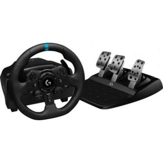 LOGITECH VOLANTE + PEDALES G923 TRUEFORCE ALAMBRICO USB NEGRO PARA PC-PLAYSTATION 4-PLAYSTATION 5