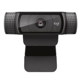 LOGITECH WEBCAM HD PRO C920 CON MICROFONO FULL HD 1920 X 1080 PIXELES USB 2.0 NEGRO