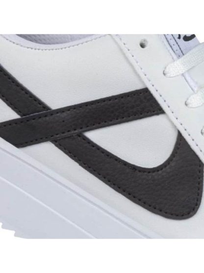 LUNAR CHOCLO CASUAL PLATAFORMA BLANCO/NEGRO PANAM - Image 6