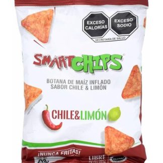 MAIZ INFLADO CHILE LIMON 20 G SMART CHIPS C 12