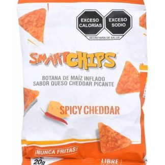MAIZ INFLADO QUESO CHEDDAR PICANTE 20 G SMART CHIPS C 12