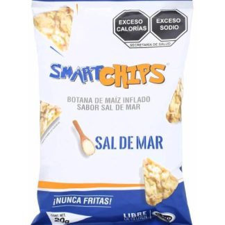 MAIZ INFLADO SAL DE MAR 20 G SMART CHIPS C 12