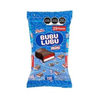 MALVAVISCO CUBIERTO CON CHOCOLATE BUBULUBU MINI BOLSA CON 25 PIEZAS