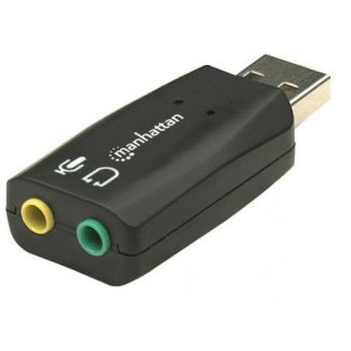 MANHATTAN ADAPTADOR DE AUDIO 3-D USB DE ALTA VELOCIDAD 5.1