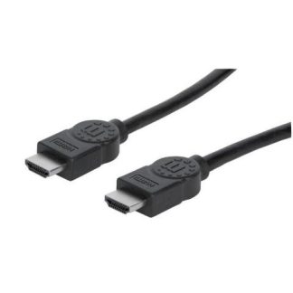 MANHATTAN CABLE HDMI DE ALTA VELOCIDAD CON CANAL ETHERNET HDMI MACHO - HDMI MACHO 4K 30HZ 2 METROS NEGRO
