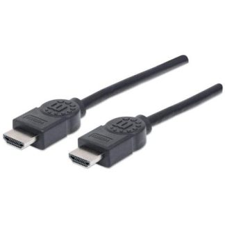 MANHATTAN CABLE HDMI DE ALTA VELOCIDAD CON CANAL ETHERNET HDMI MACHO - HDMI MACHO 4K 30HZ 5 METROS NEGRO
