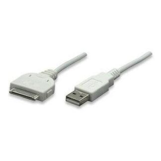 MANHATTAN CABLE ILYNK USB A MACHO - 30-PIN MACHO 1.2 METROS BLANCO PARA IPOD-IPHONE