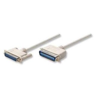 MANHATTAN CABLE PARA IMPRESORA DB25 MACHO - CEN36 MACHO 1.8 METROS BLANCO
