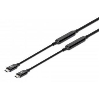 MANHATTAN CABLE USB C MACHO - USB C MACHO 3 METROS NEGRO
