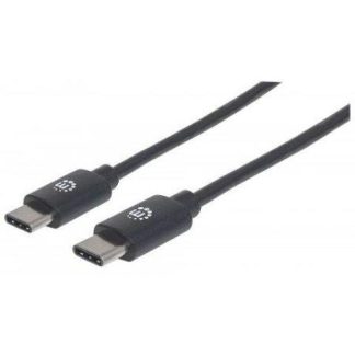 MANHATTAN CABLE USB C MACHO - USB C MACHO 3 METROS NEGRO
