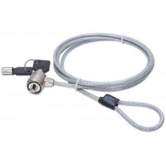MANHATTAN CANDADO DE LLAVE PARA LAPTOP 1.4 METROS PLATA