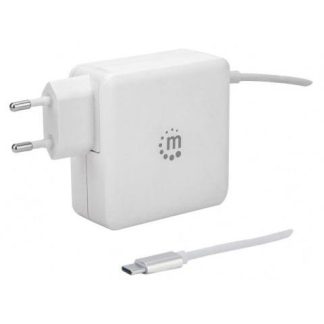 MANHATTAN CARGADOR DE PARED UNIVERSAL 60W USB C 1X USB A BLANCO