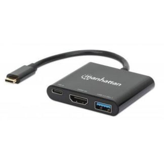 MANHATTAN DOCKING STATION 130622 USB C 1X USB C 1X USB 3.0 1X HDMI NEGRO
