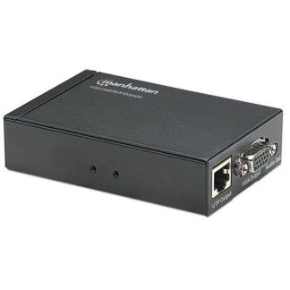 MANHATTAN EXTENSOR DE AUDIO Y VIDEO HASTA 300M VGA CAT5-5E-6