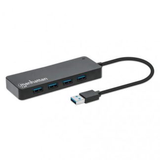 MANHATTAN HUB USB 3.0 MACHO - 7X USB 3.0 HEMBRA 5000 MBIT-S NEGRO