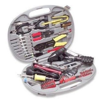 MANHATTAN KIT DE HERRAMIENTAS PARA COMPUTADORAS Y REPARACION EN HOGAR Y OFICINA 145 PIEZAS