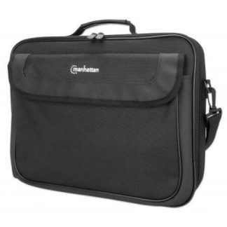 MANHATTAN MALETIN DE POLIESTER CAMBRIDGE CLAMSHELL PARA LAPTOP 15.6 NEGRO